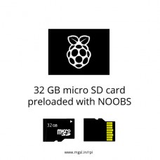 32 GB Micro SD Card preloaded withNOOBS
